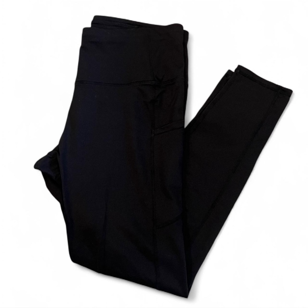 Black High Rise Stretch Leggings XL